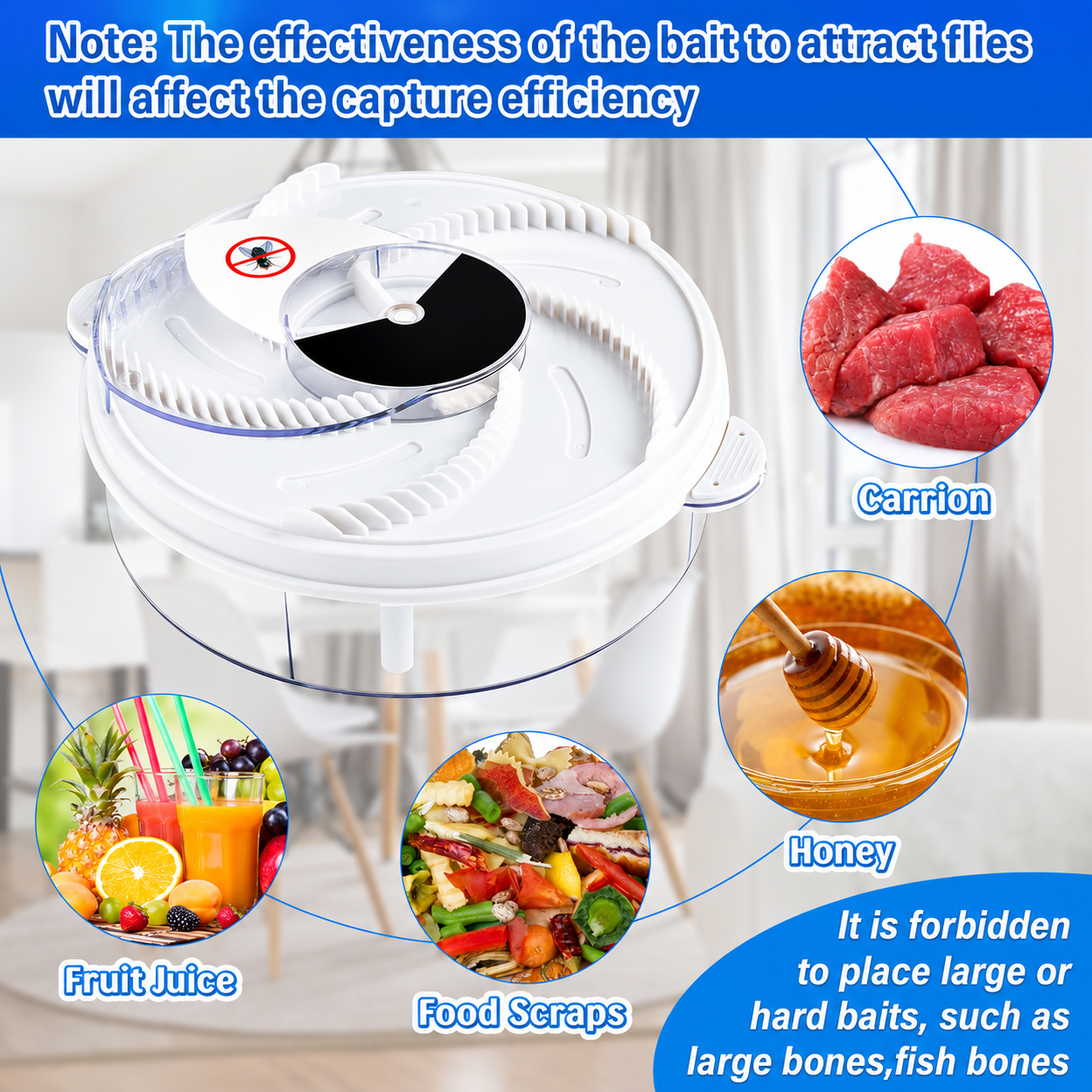 Electric Rotating Fly Catcher
