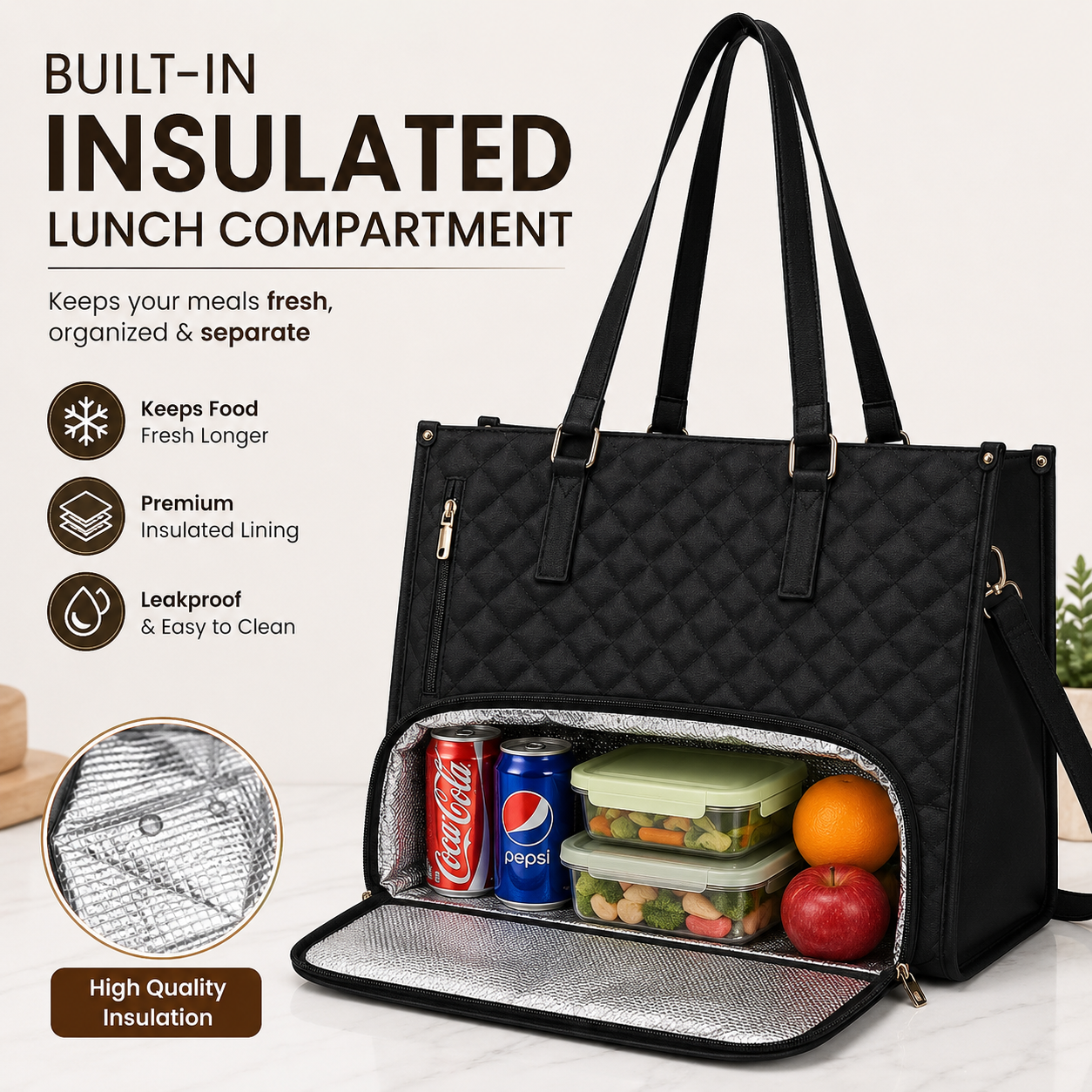 2 In 1 Lunch Tote bag