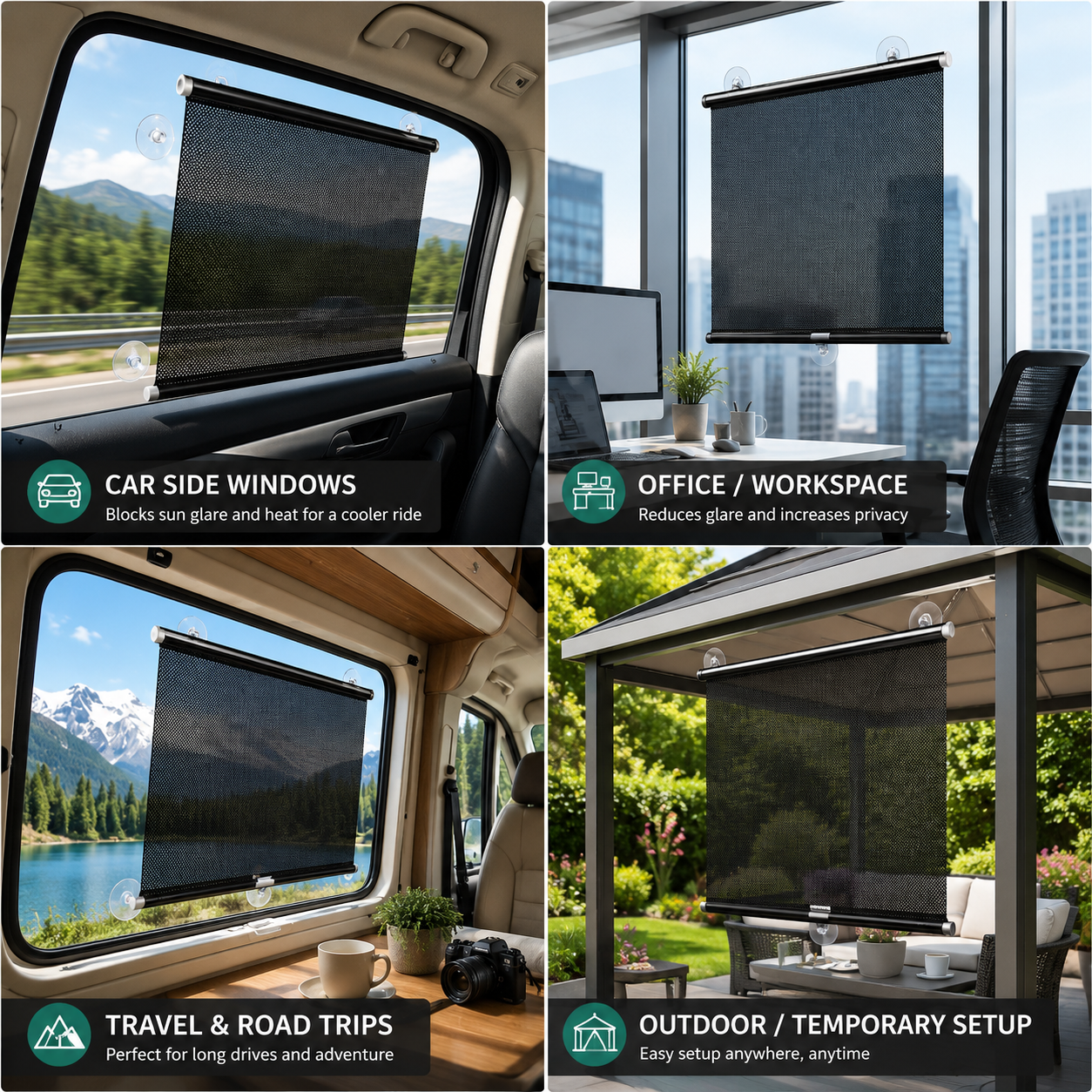 Window Roller Sunshade Curtain