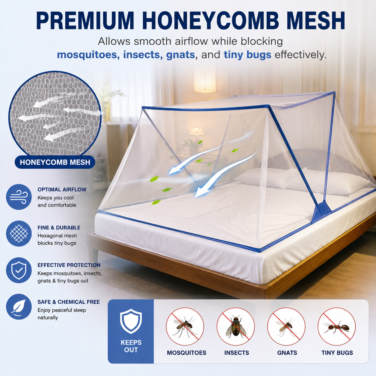 Foldable Mesh Mosquito Tent