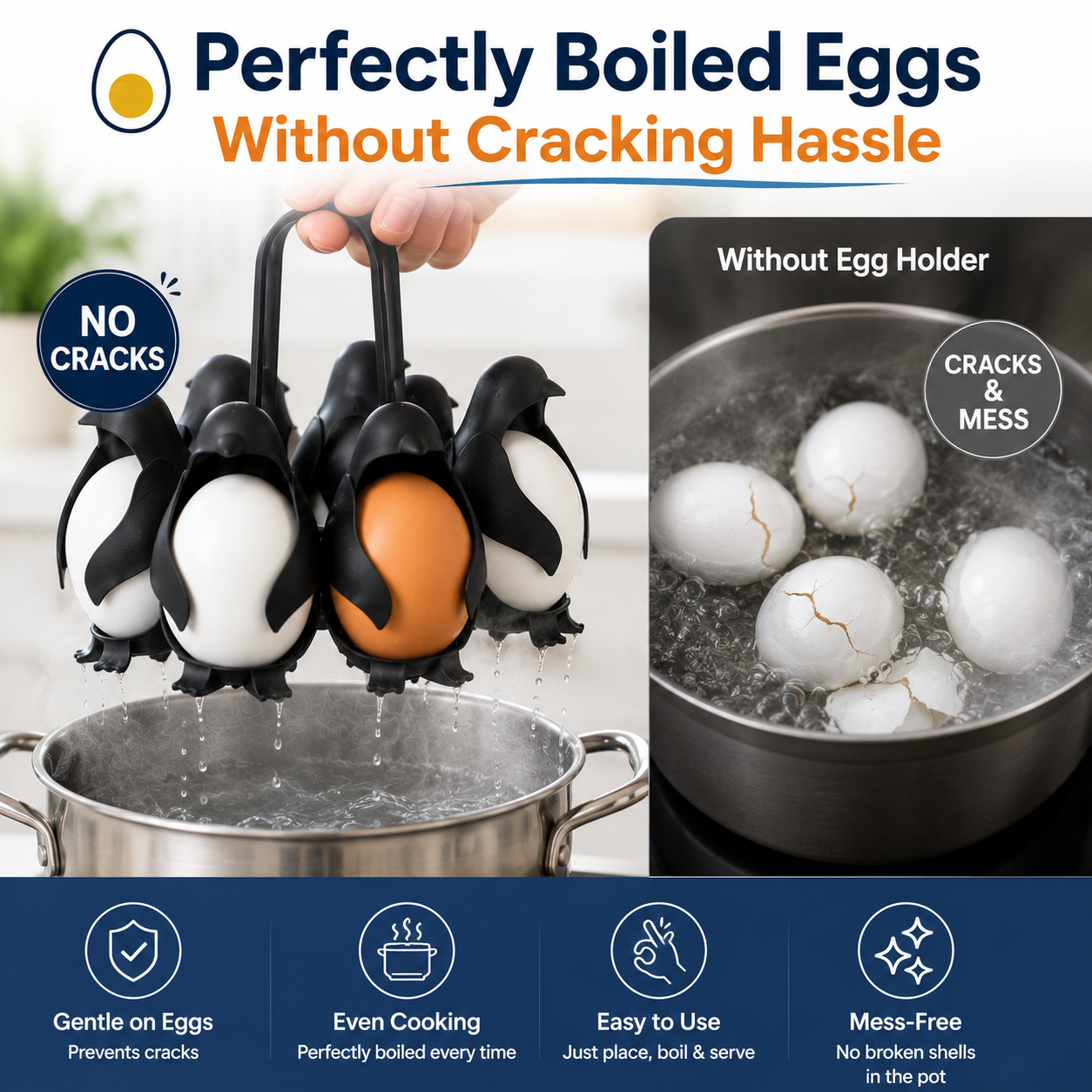 Penguin Shaped Egg Cooker