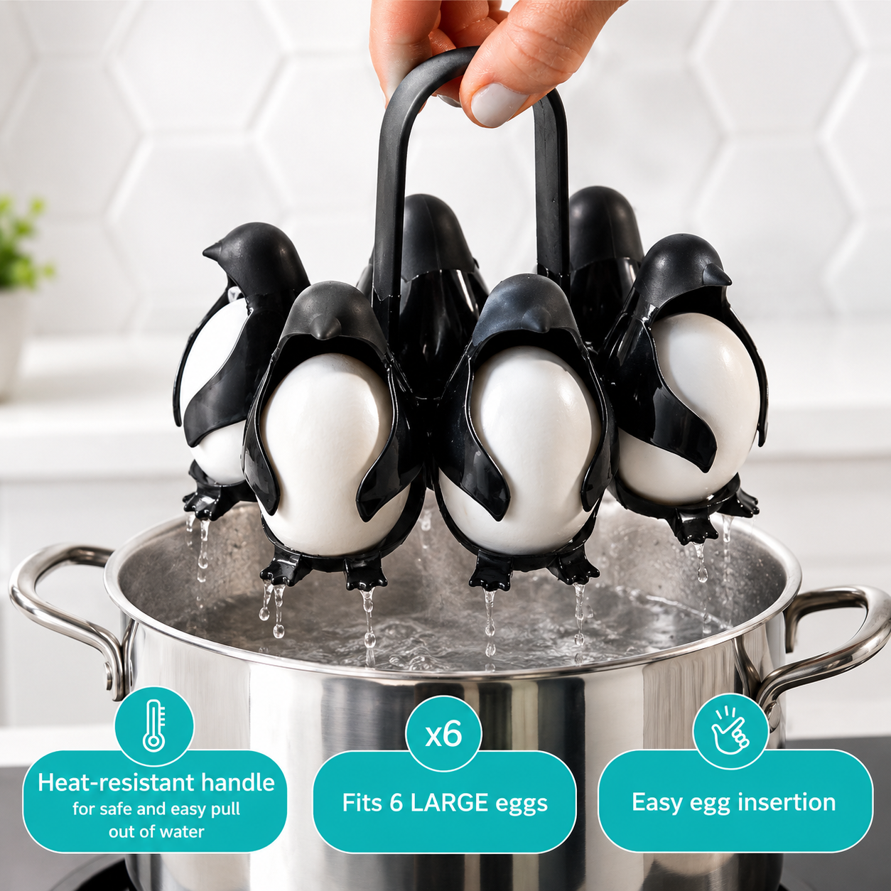 Penguin Shaped Egg Cooker