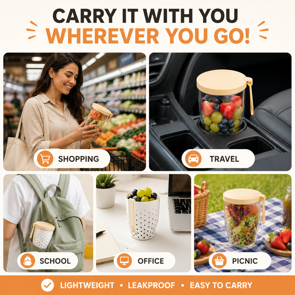 Portable Food Storage Box