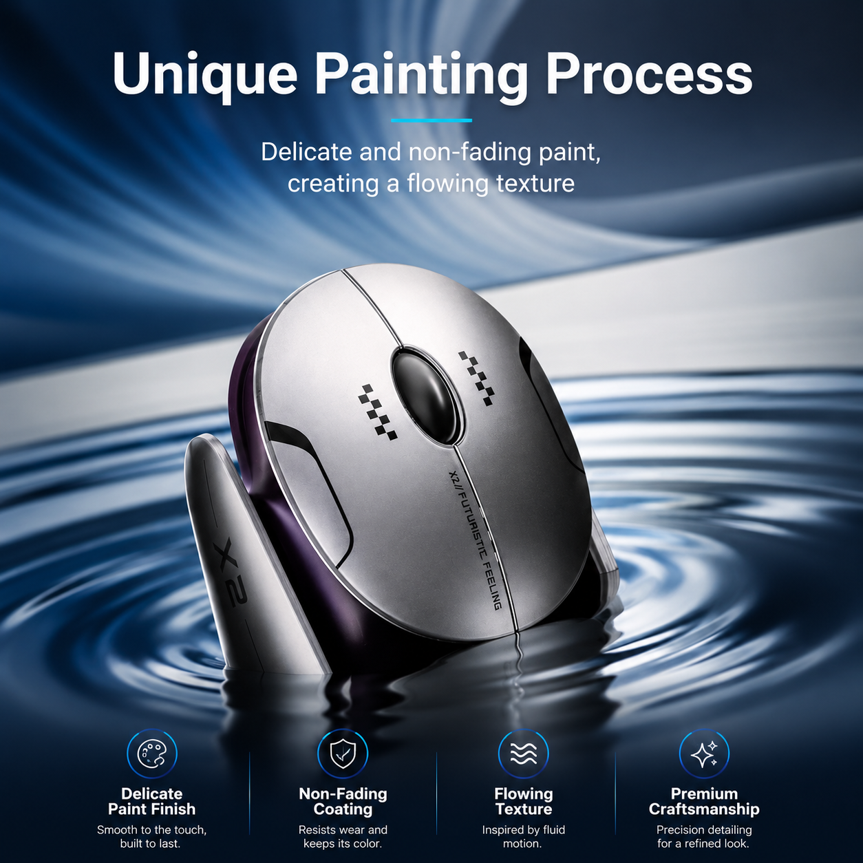 CyberX Silent Wireless Mouse