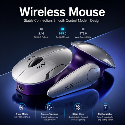 CyberX Silent Wireless Mouse