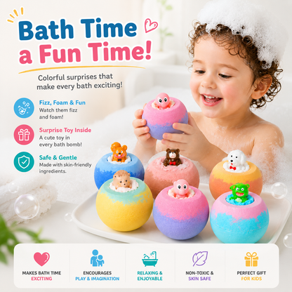 Bath Bombs With Toy Inside