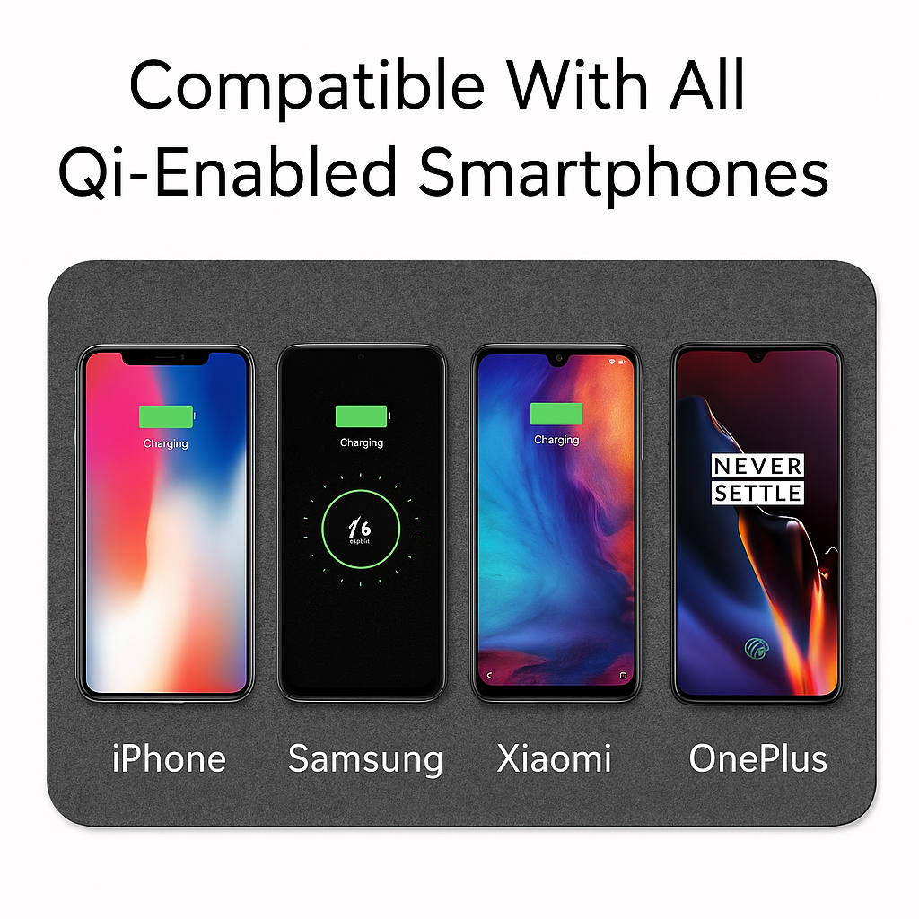 Wireless Charging Mouse Pad