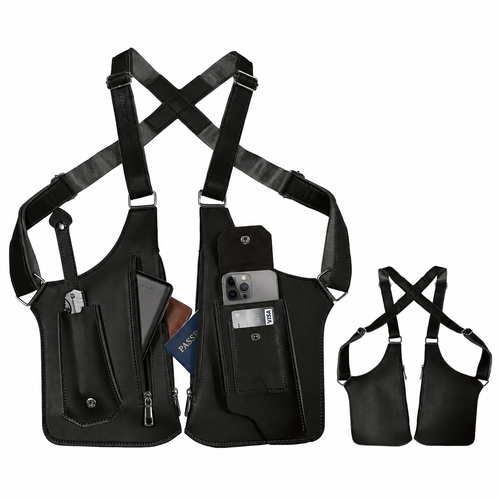 Multifunctional Underarm Satchel Zipper Bag