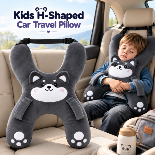 Kids H-Shaped Car Travel Pillow