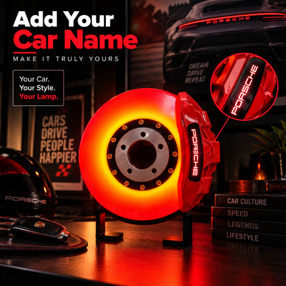 Customizable 3D Brake Disc Night Light