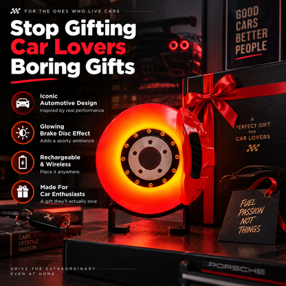 Customizable 3D Brake Disc Night Light