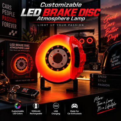 Customizable 3D Brake Disc Night Light