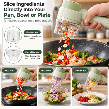 2 in 1 Electric Vegetable Slicer Blender