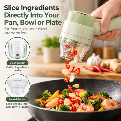 2 in 1 Electric Vegetable Slicer Blender