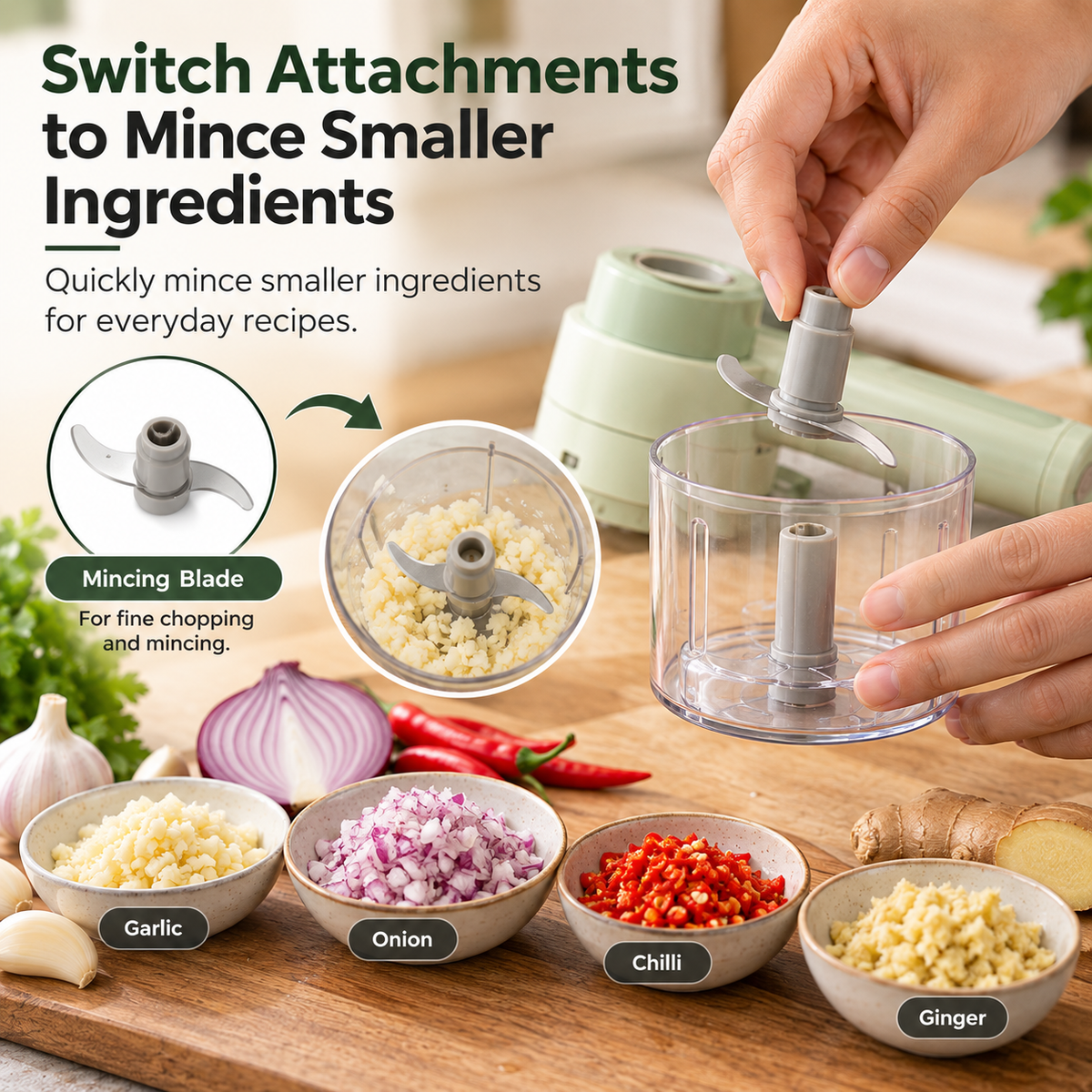 2 in 1 Electric Vegetable Slicer Blender