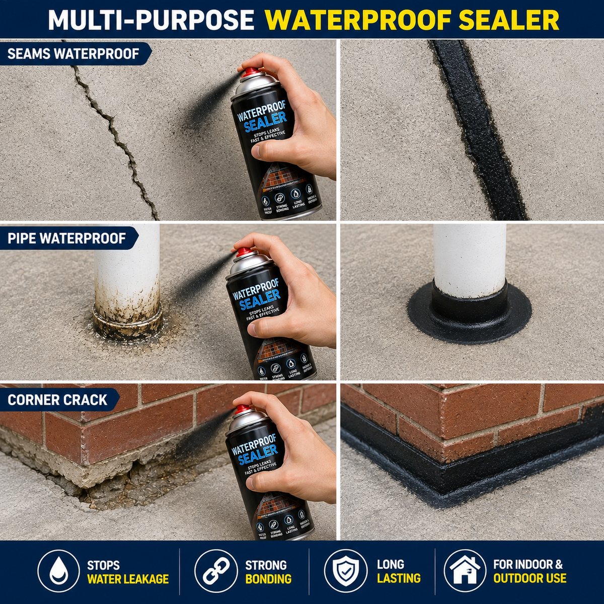 Waterproof Leak Repair Spray