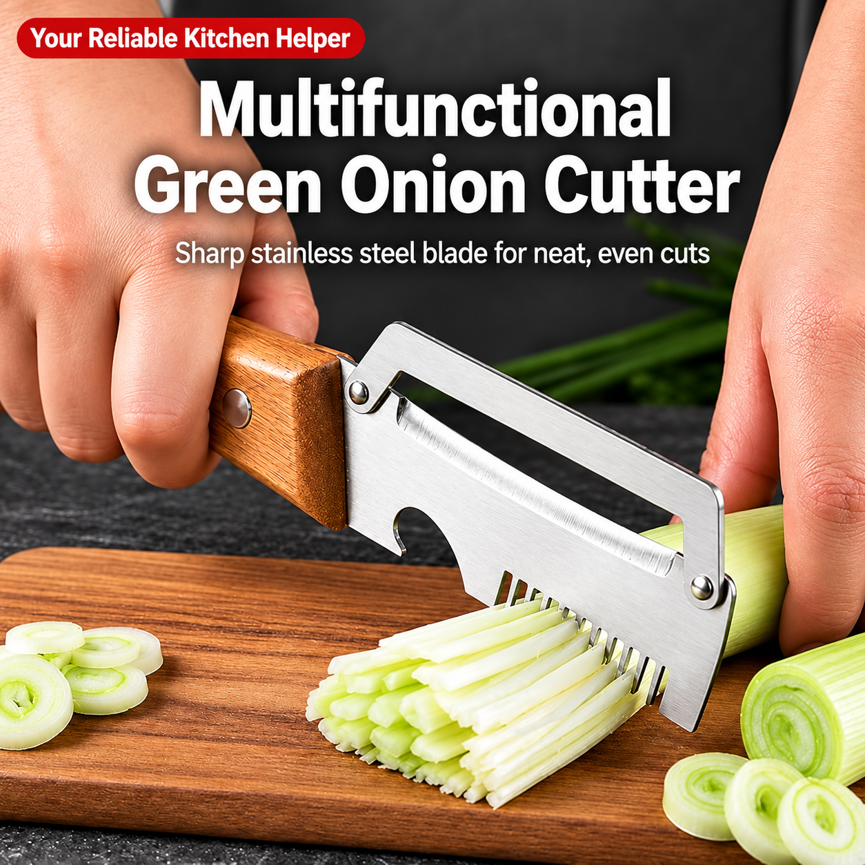 3-In-1 Vegetable Cutter/Slicer Knife With Bottle Opener