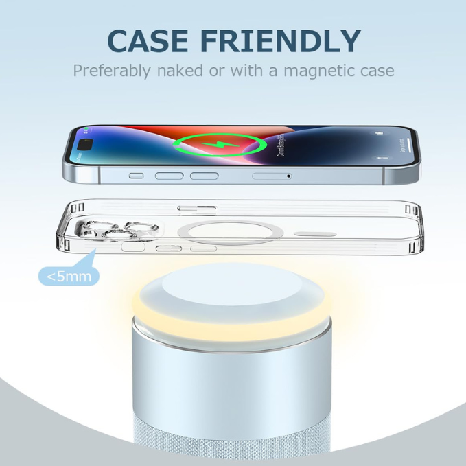 4-in-1 Bluetooth Speaker & Wireless Charger With Night Light