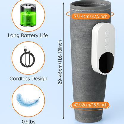Air Compression Heat Leg Massager (Pack Of 2)