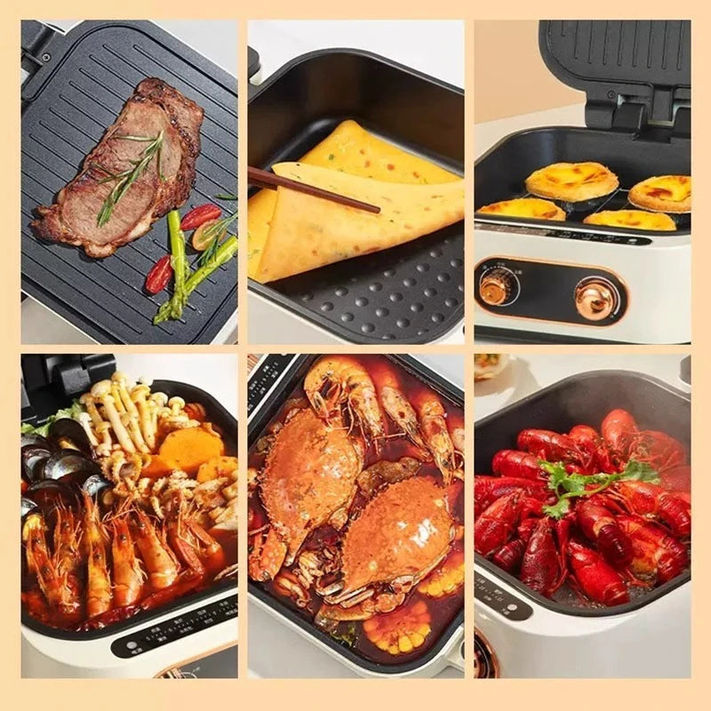 Velora 7-in-1 Smart Smokeless Grill & Hotpot