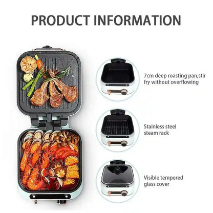 Velora 7-in-1 Smart Smokeless Grill & Hotpot