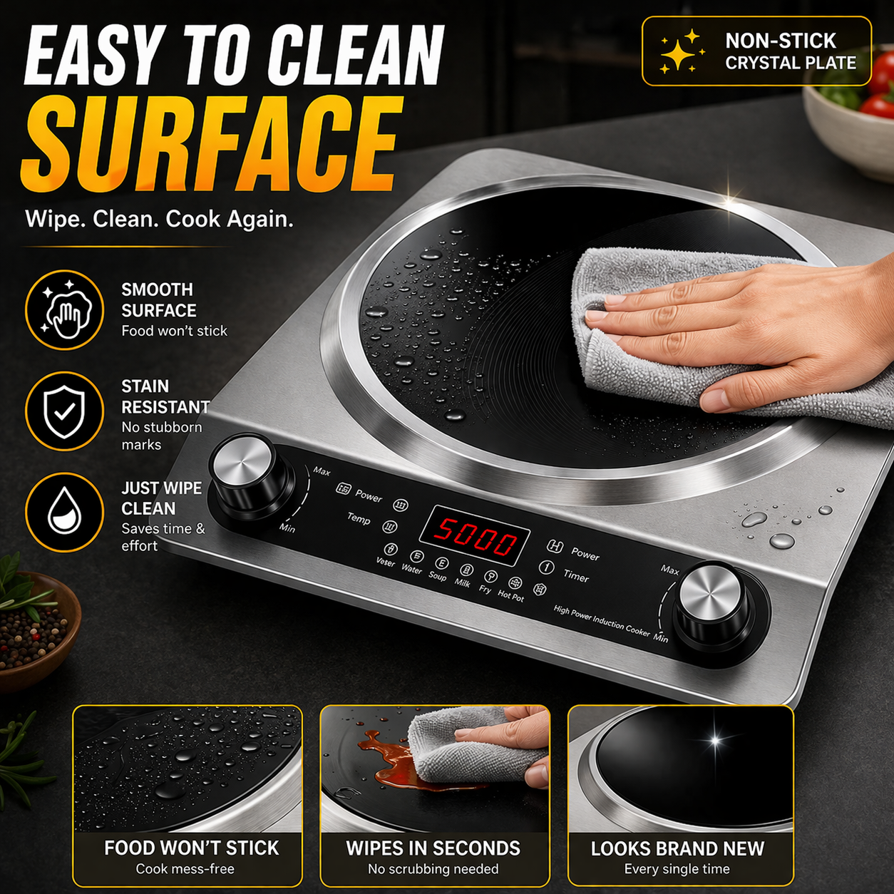 Waterproof Electric Stove Induction
