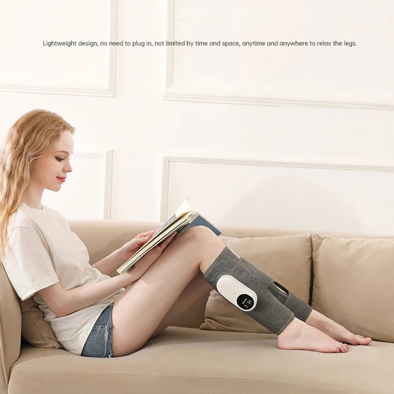 Air Compression Heat Leg Massager (Pack Of 2)