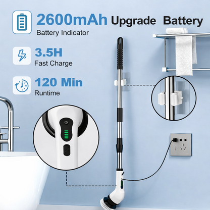 Cordless 9-in-1 Electric Spin Scrubber