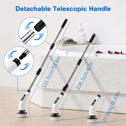 Cordless 9-in-1 Electric Spin Scrubber