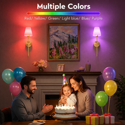 Smart RGB Wall Lamp Set with Remote