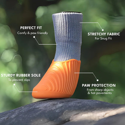 Dog Paw Protection Shoes - (Pack of 4)