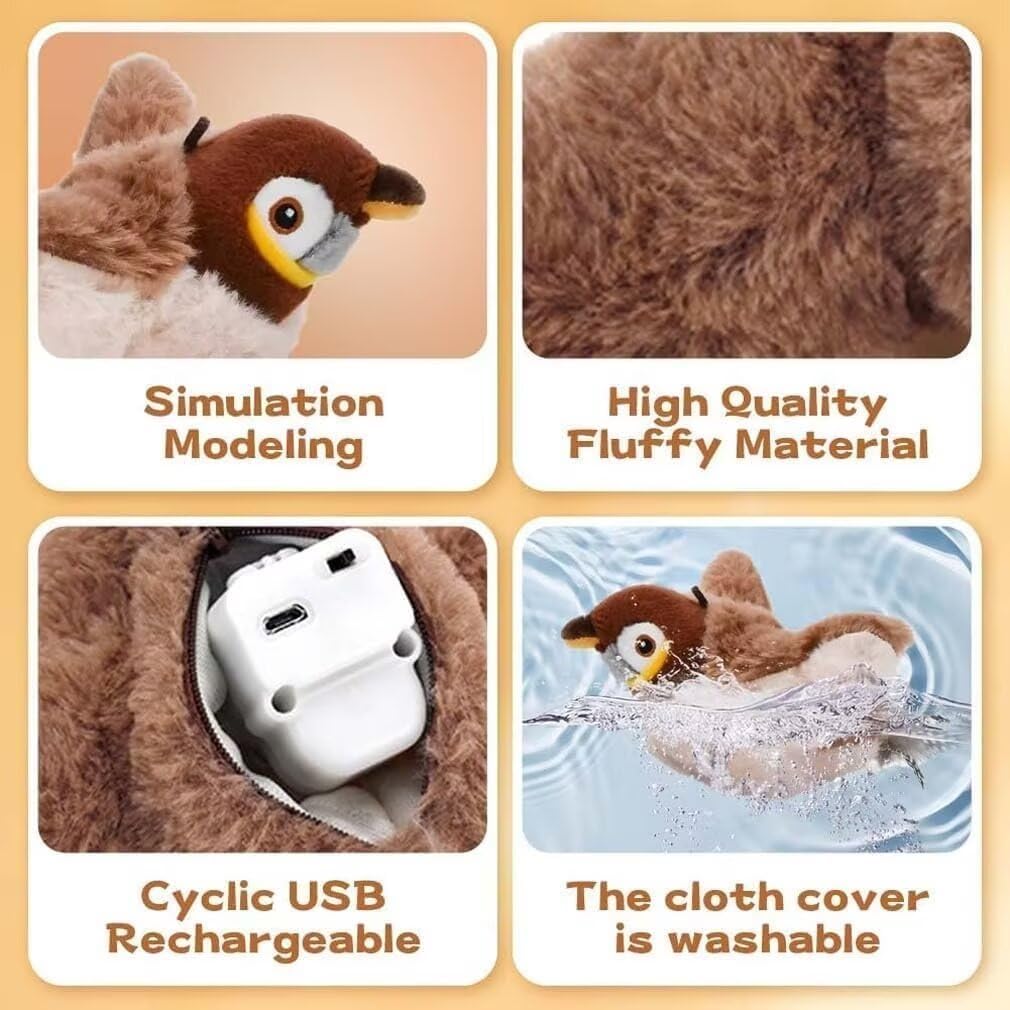 Flappy Chase Bird - Interactive Pet Toy