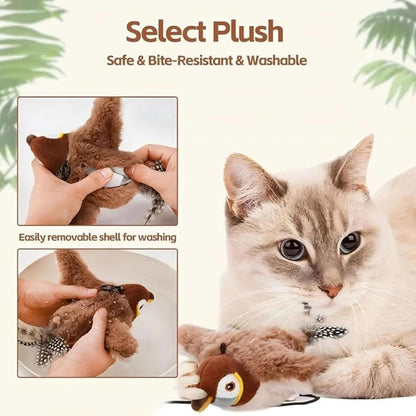 Flappy Chase Bird - Interactive Pet Toy