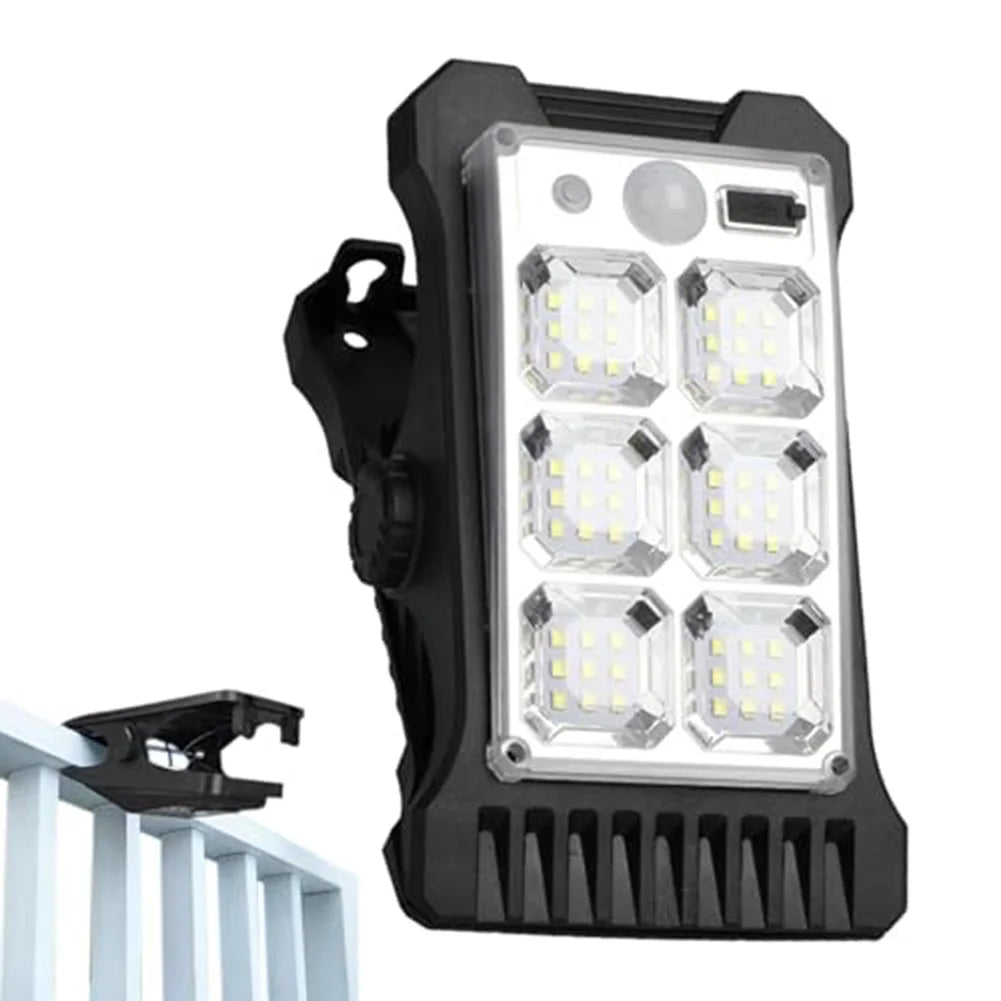 Solar Power Clip On Motion Sensor LED Light