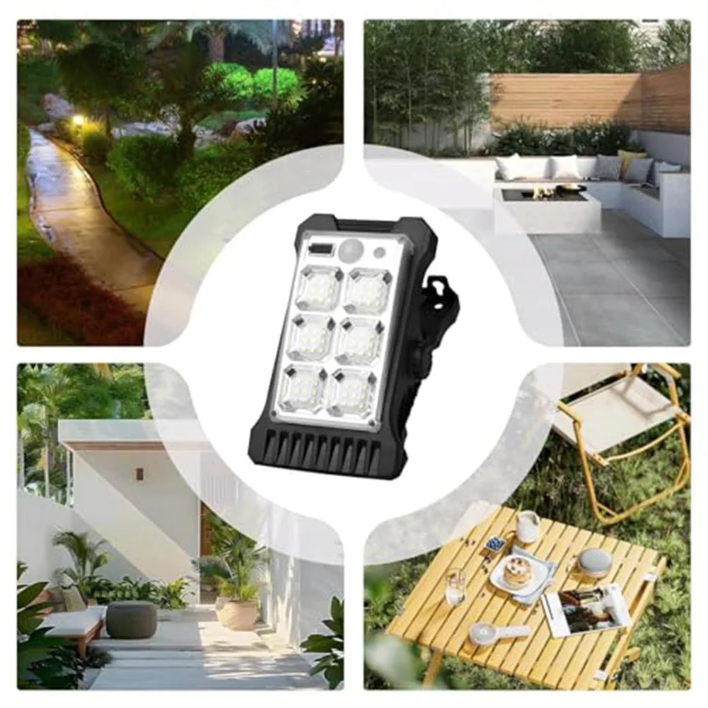 Solar Power Clip On Motion Sensor LED Light