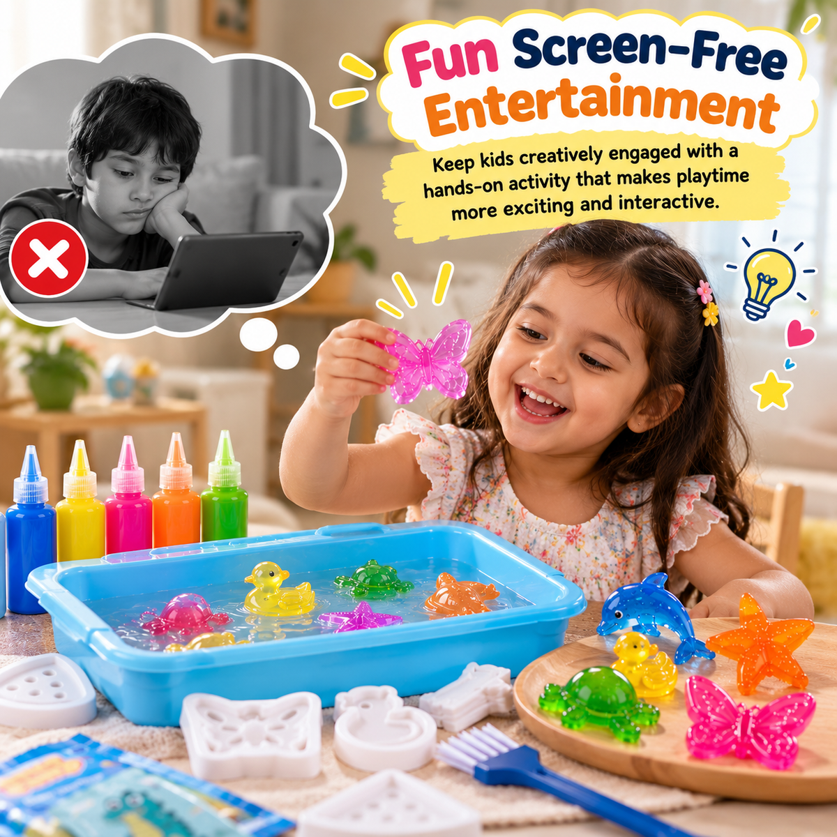 AquaMagic™ – 3D Water Gel Art & Craft Kit for Kids