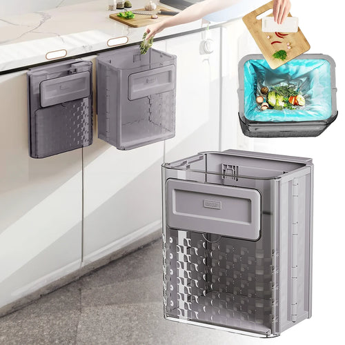 Takenick Hanging Folding Garbage Bin (Toilet Kitchen Bathroom Office)