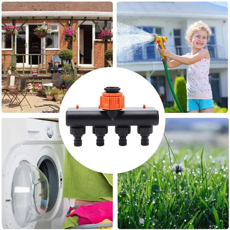 4-Way Heavy Duty Hose Splitter