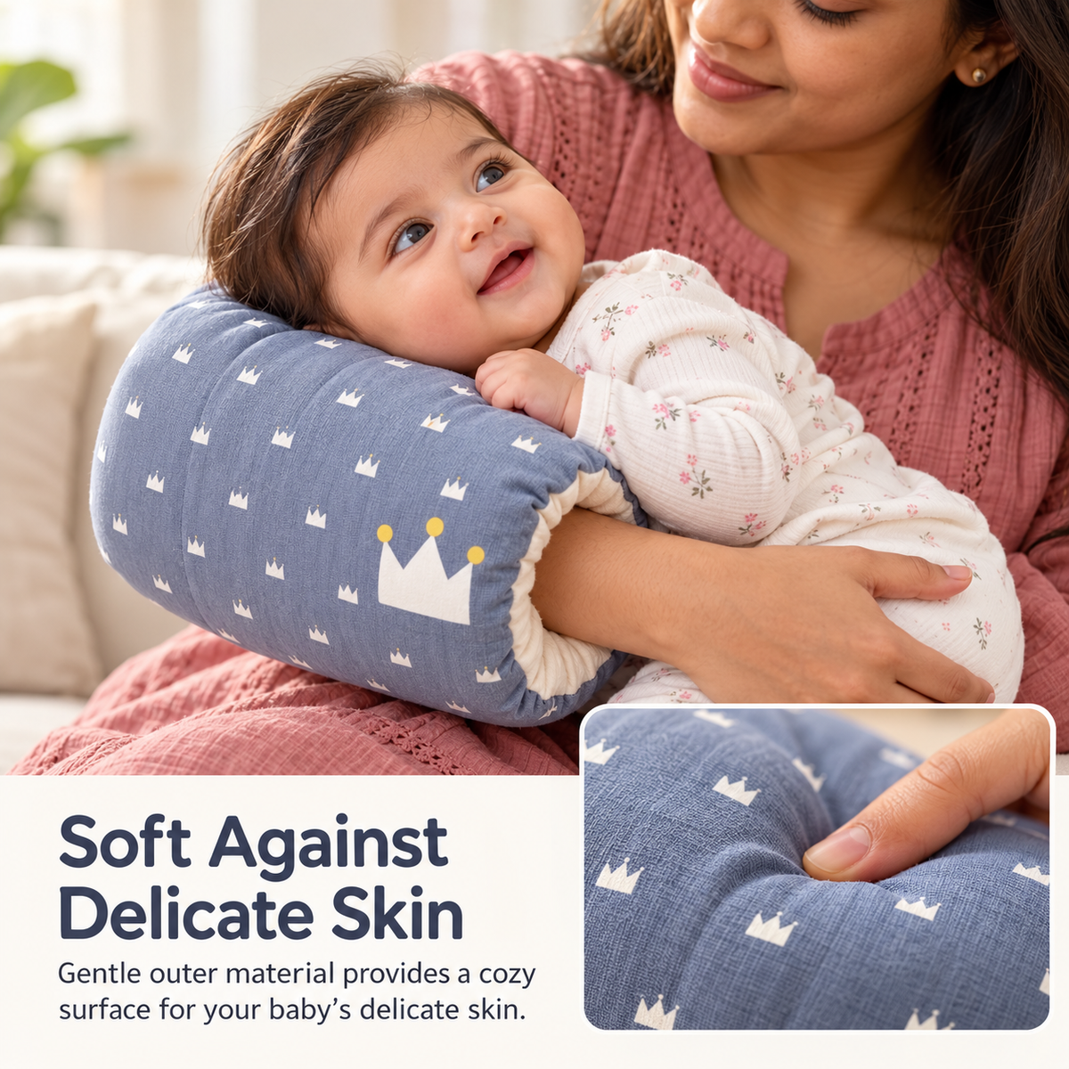 Portable Baby Breastfeeding Cotton Pillow