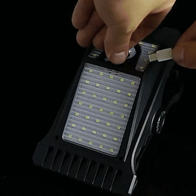 Solar Power Clip On Motion Sensor LED Light