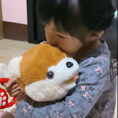 Interactive Plush Puppy Toy- Walks, Barks, Shake Tail