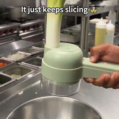 2 in 1 Electric Vegetable Slicer Blender