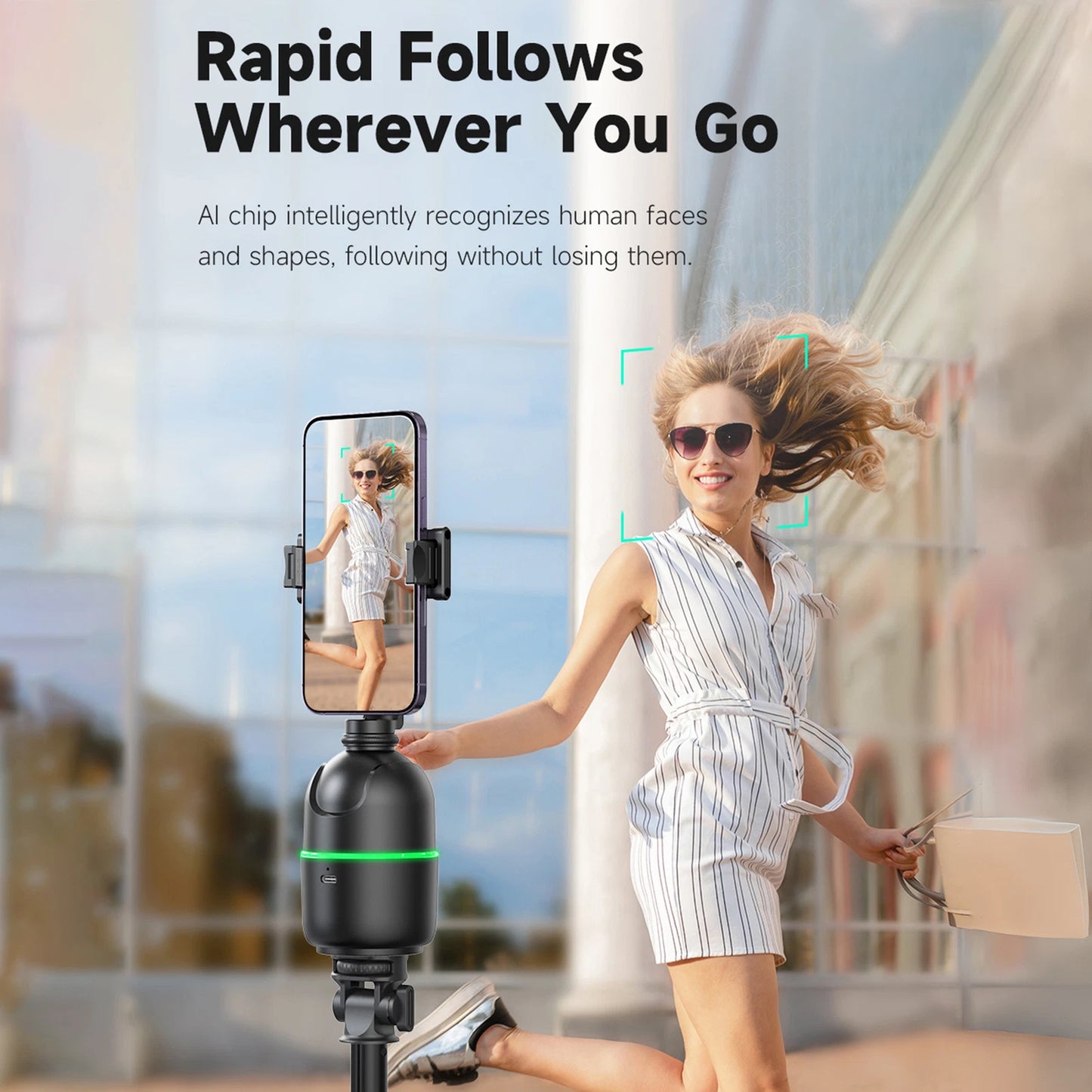 AI Auto Face Tracking PO3 PRO Gimbal