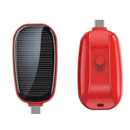 Solar Power Bank Portable Keychain Charger