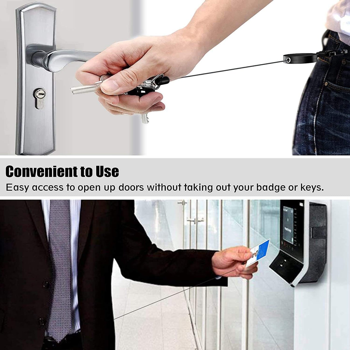 Retractable Anti-Theft Phone Holder