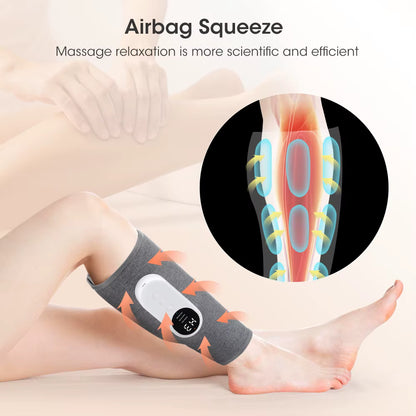 Air Compression Heat Leg Massager (Pack Of 2)