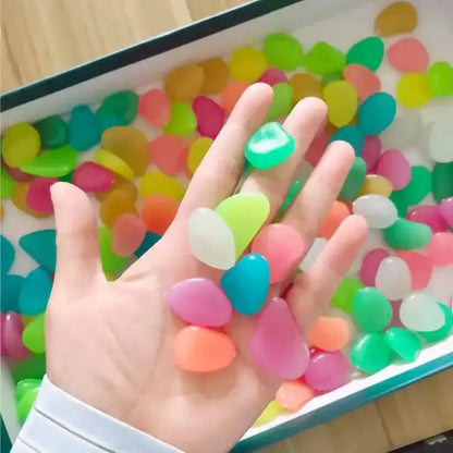 Glow In Dark Garden Rocks