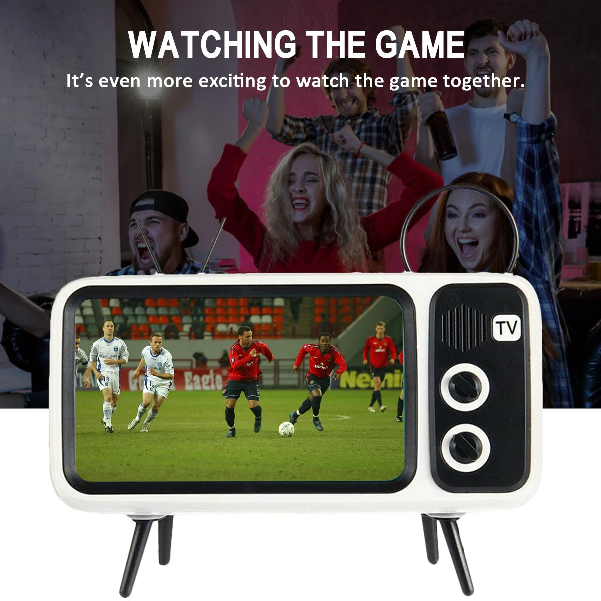 Retro Mini TV Mobile Phone Stand