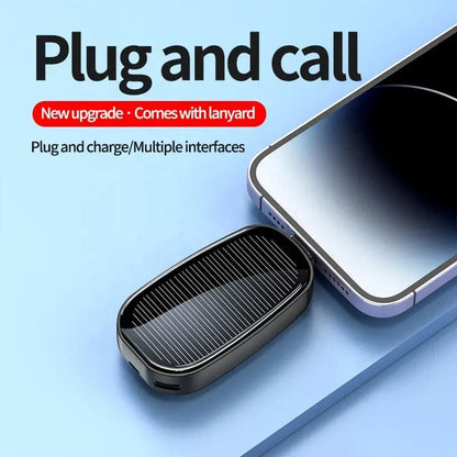 Solar Power Bank Portable Keychain Charger
