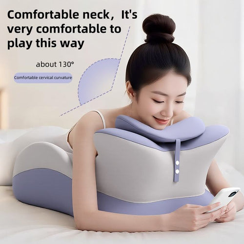 Ergonomic Memory Foam Prone Pillow for Full-Body Comfort